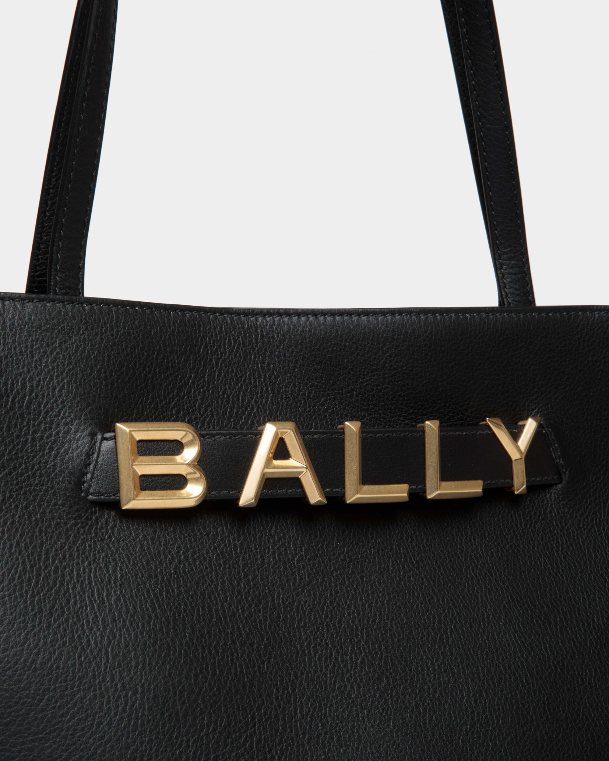 Spell Tote Bag in Black Leather