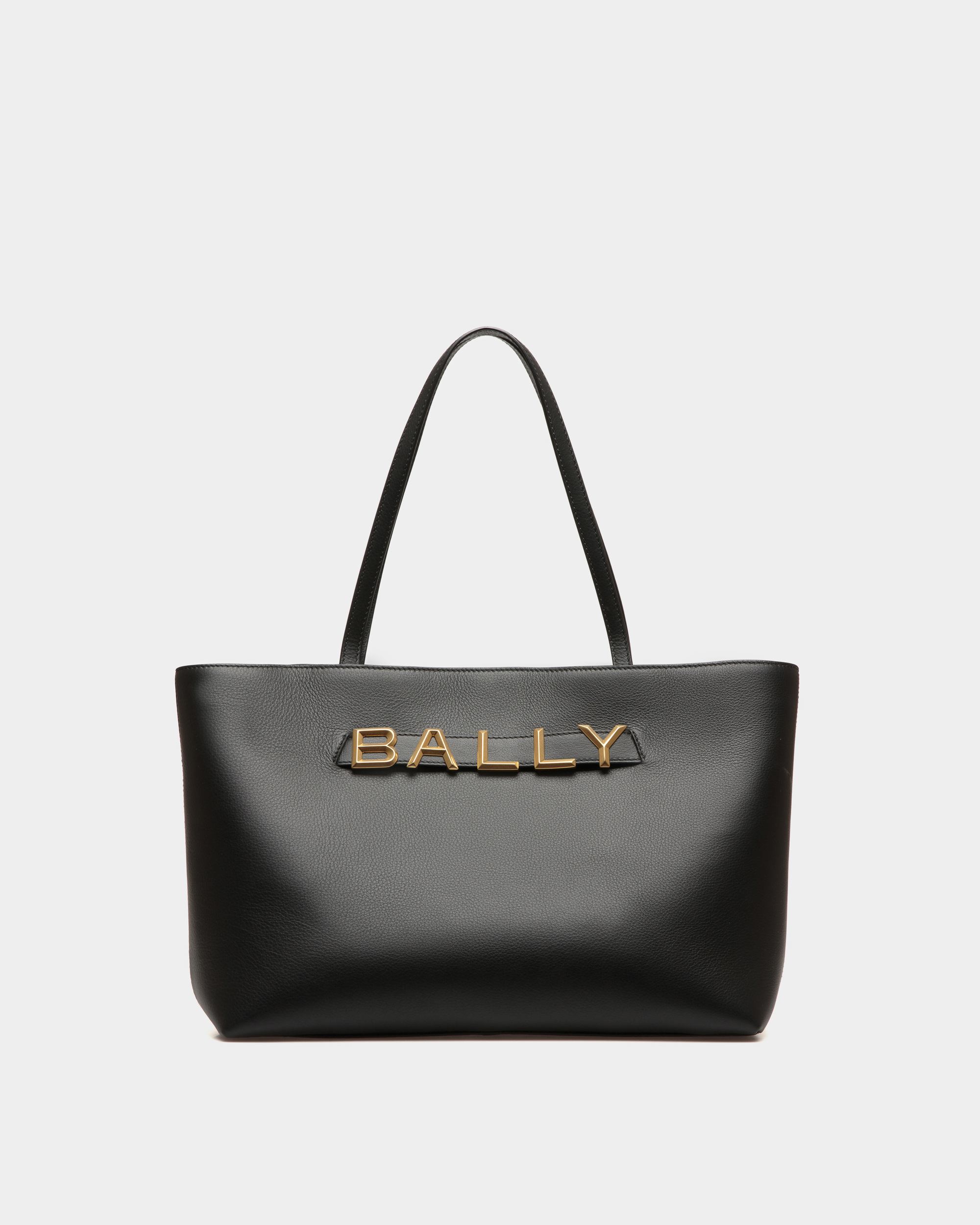 Spell Tote Bag in Black Leather