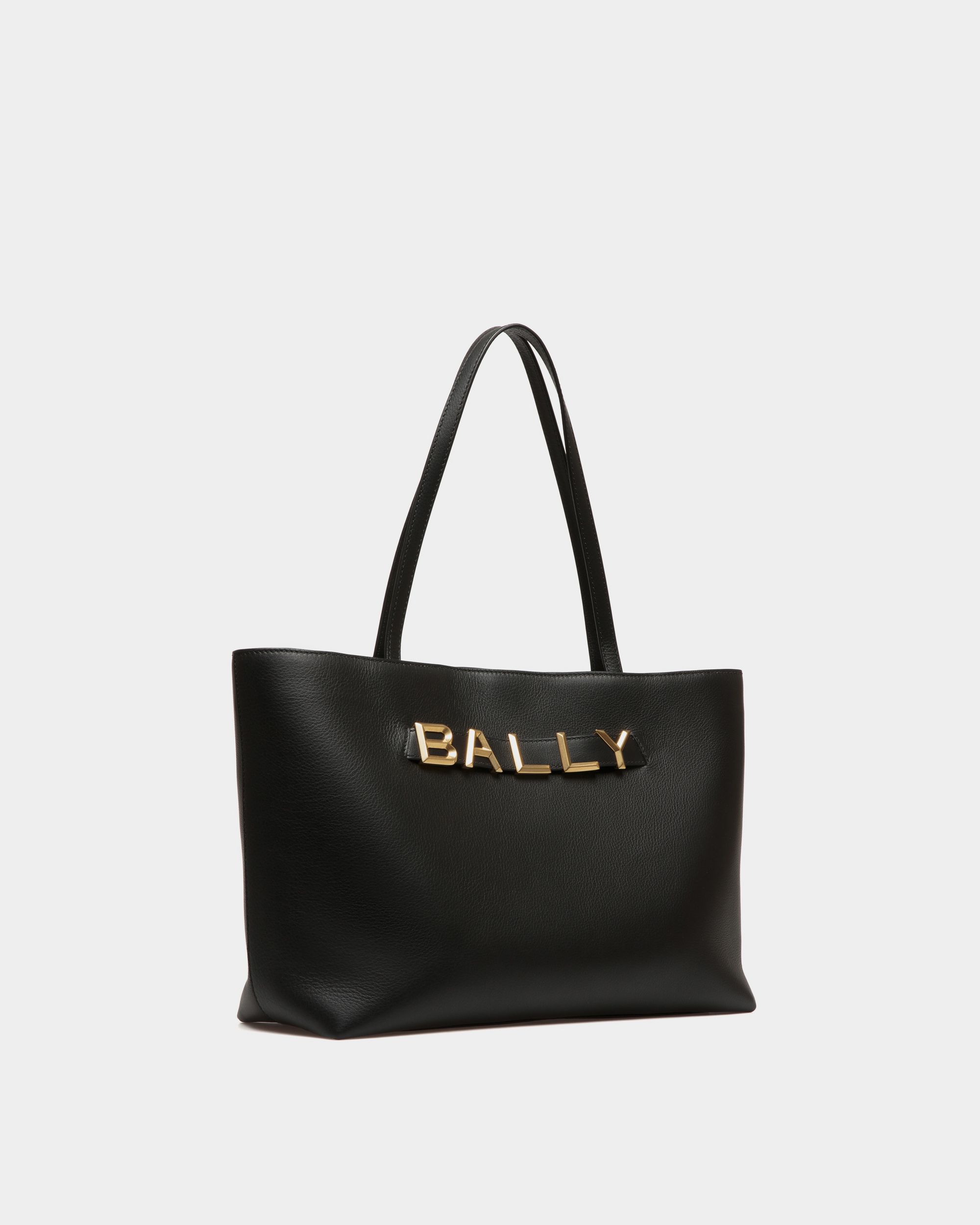 Spell Tote Bag in Black Leather