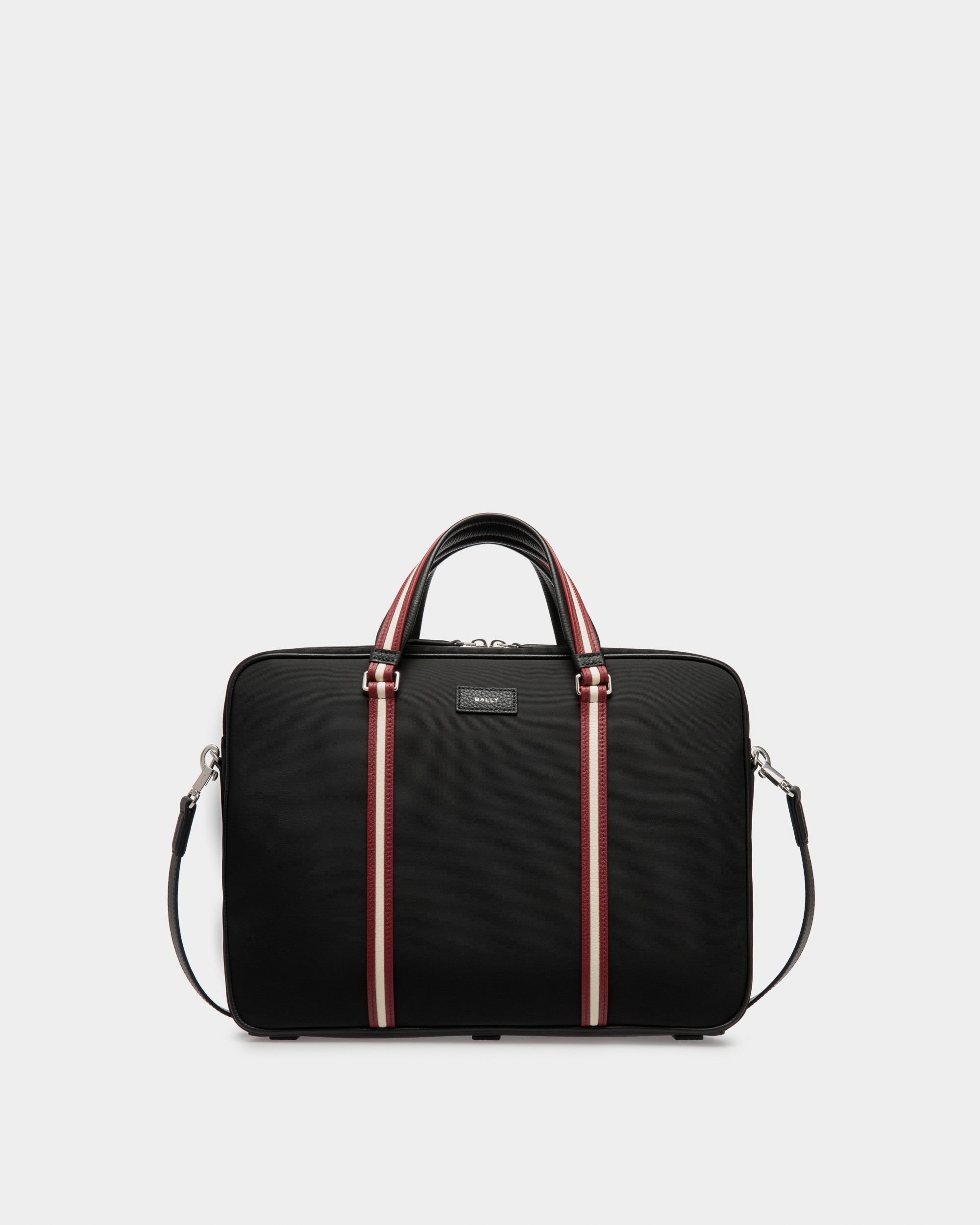Code Briefcase In Black Nylon