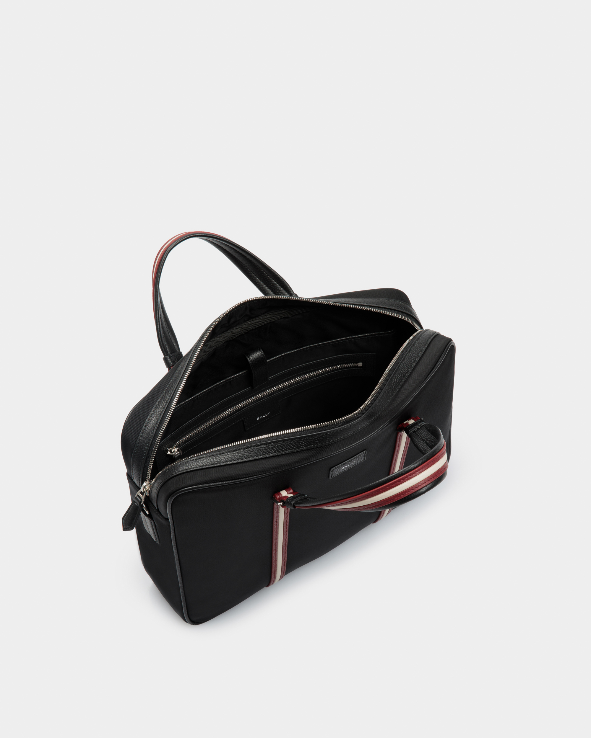 Code Briefcase In Black Nylon