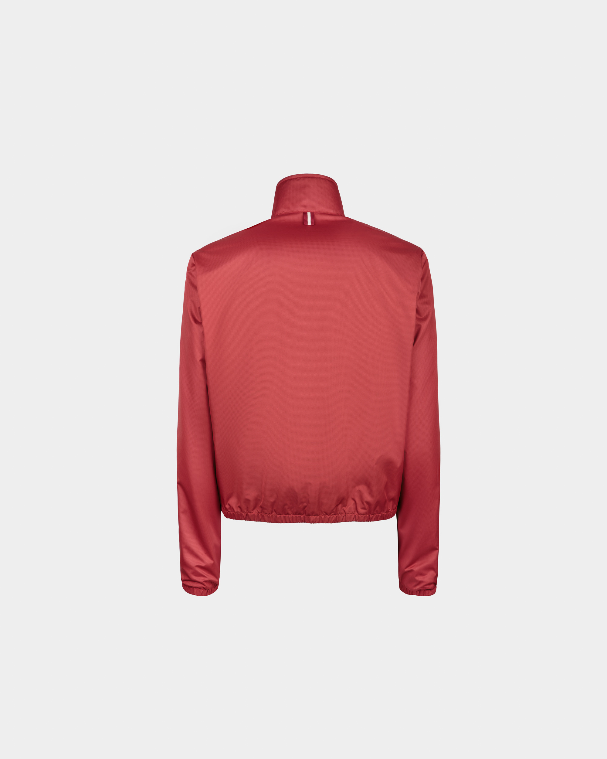 Bomber in Red Nylon