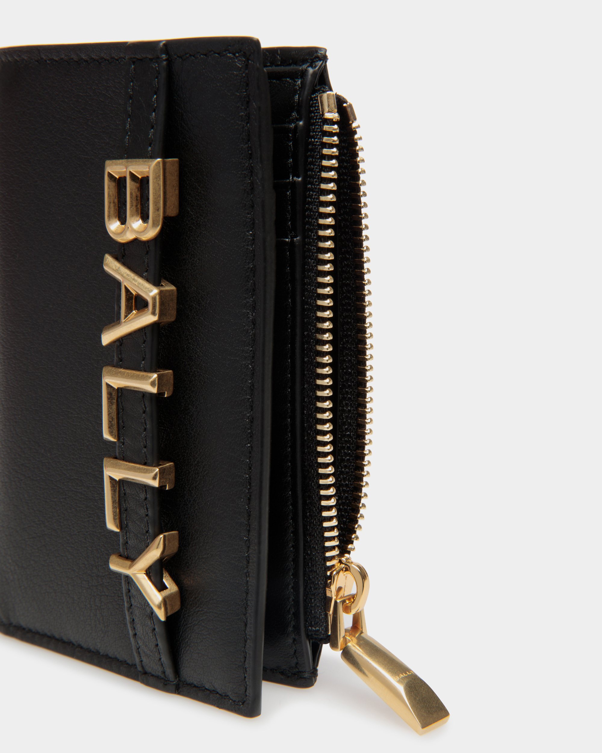 Spell Wallet in Black Leather