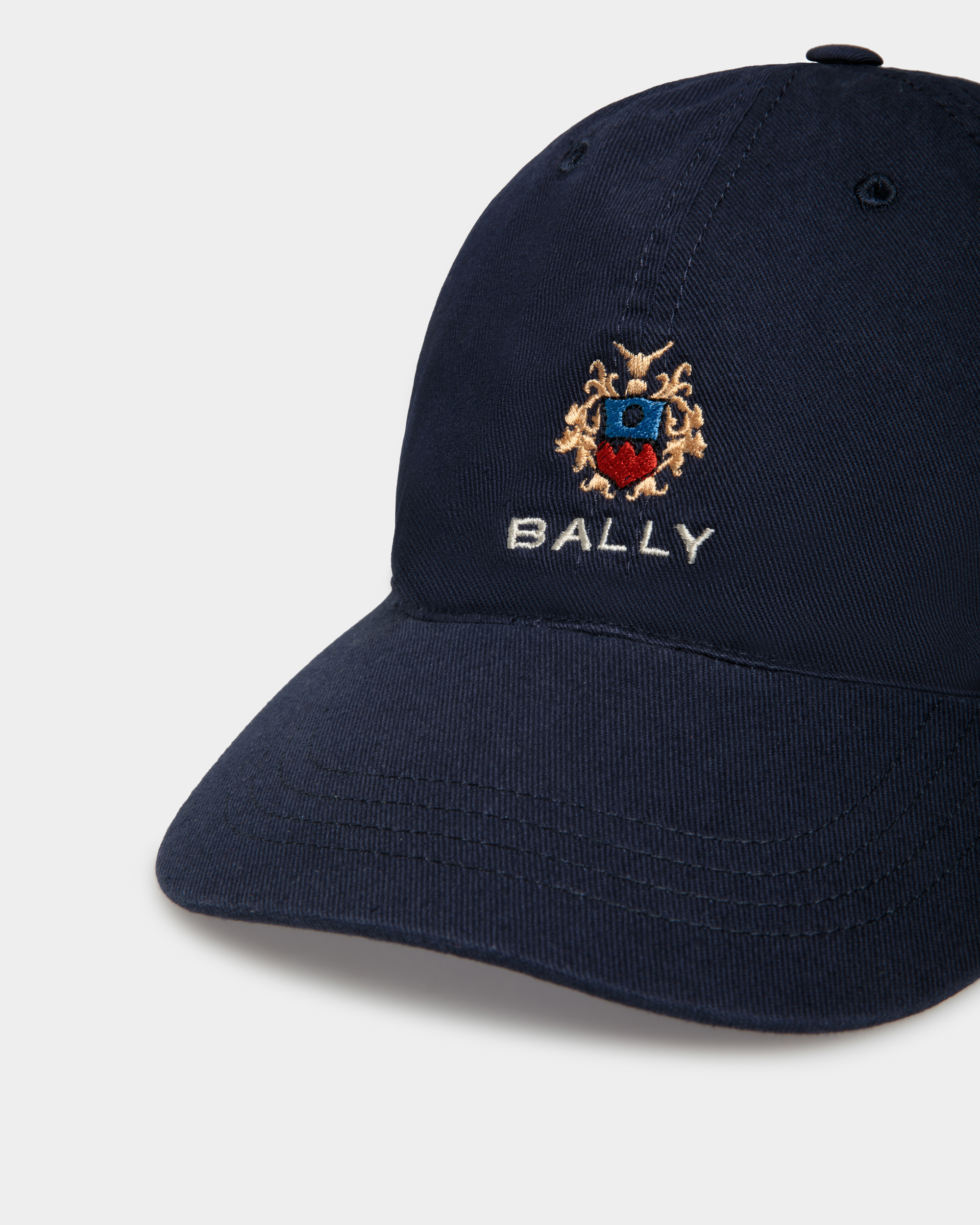 Baseball Hat in Navy Blue Cotton