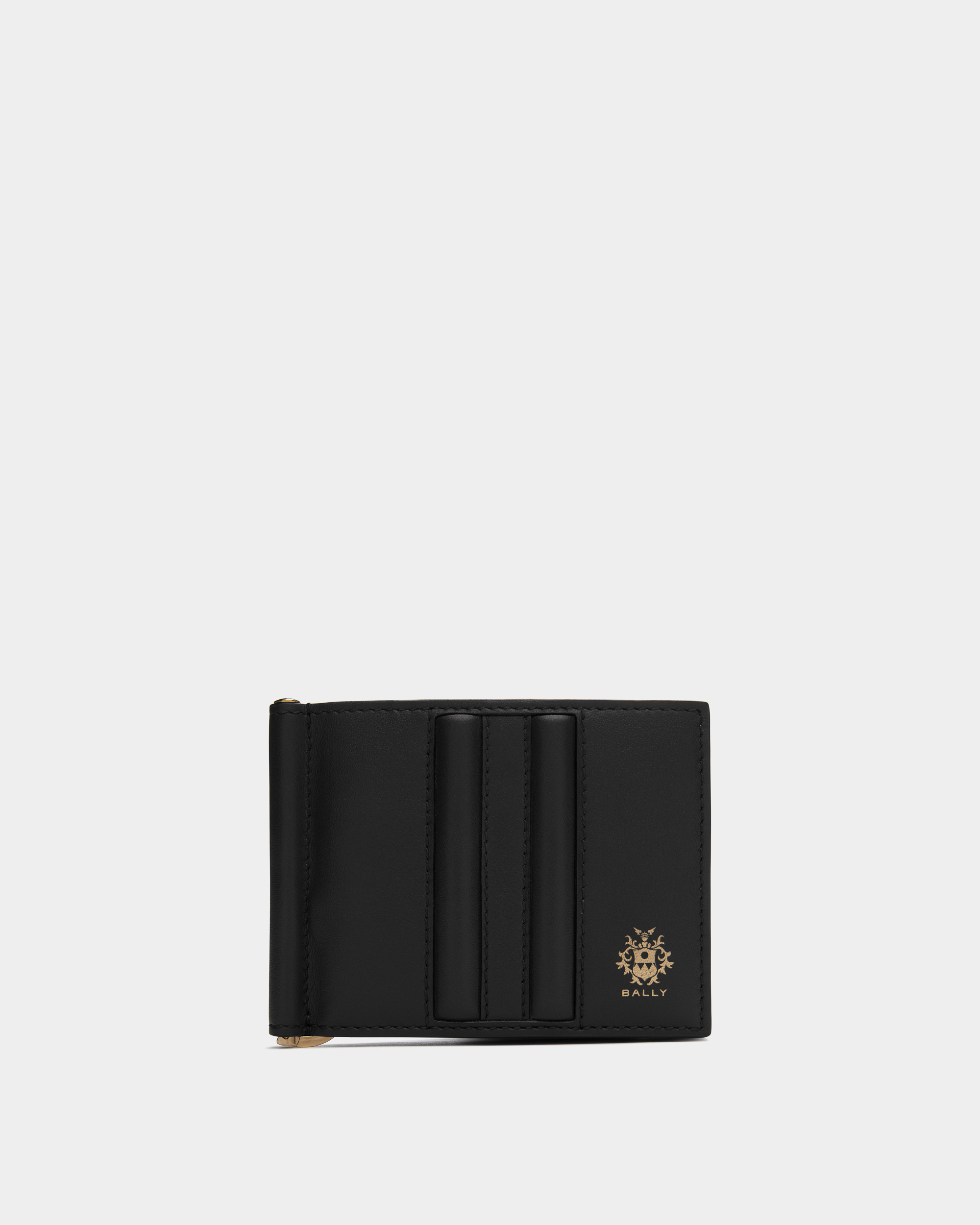 Beckett Bifold in Black Leather