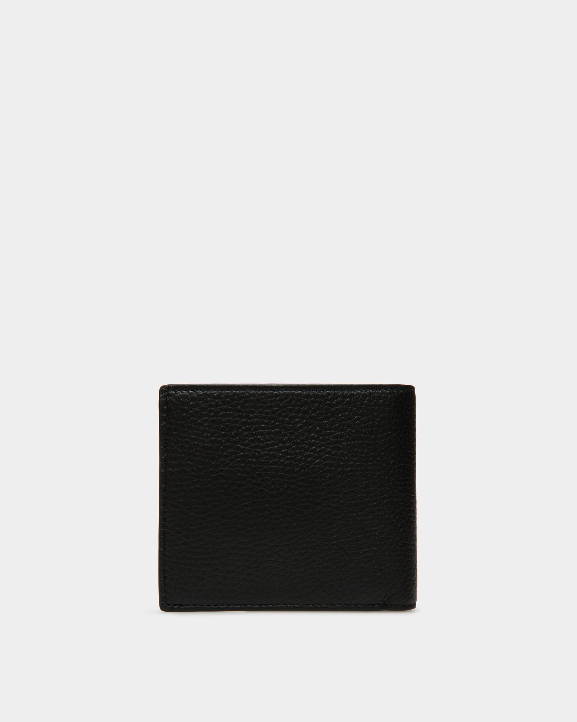Bally | Ribbon Bifold In Black Grained Leather