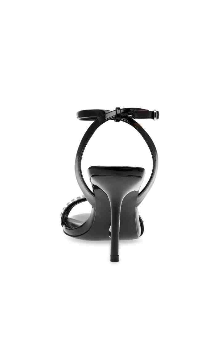 Fuels Black Heel Sandals