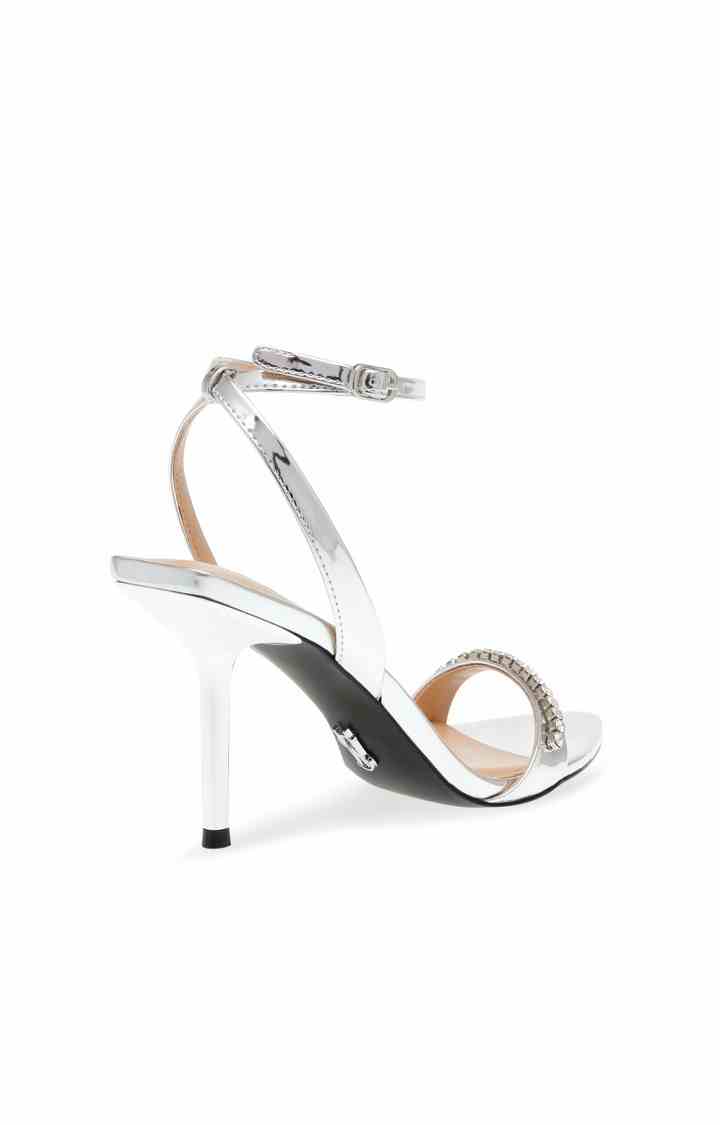Fuels Silver Heel Sandals