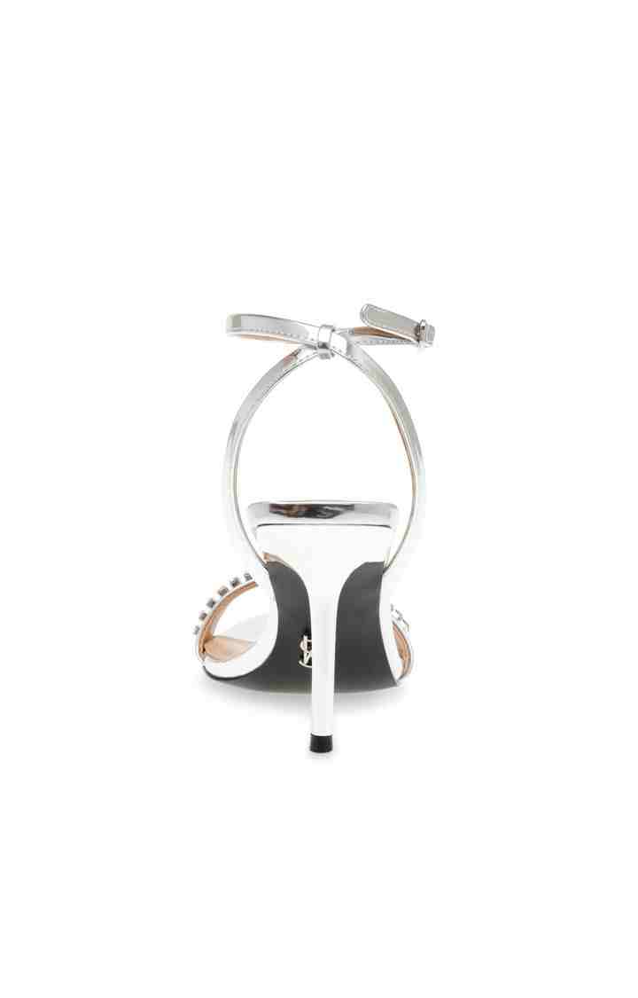 Fuels Silver Heel Sandals