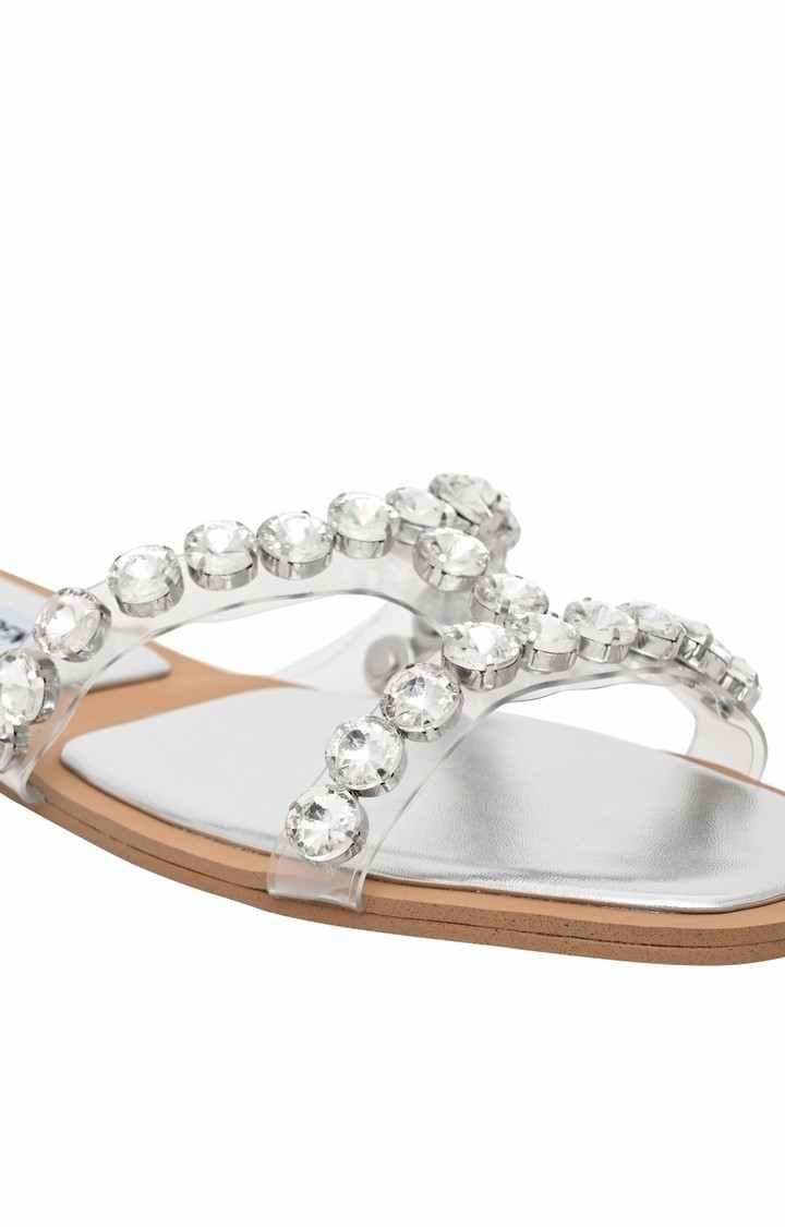 Chantel Silver Flats