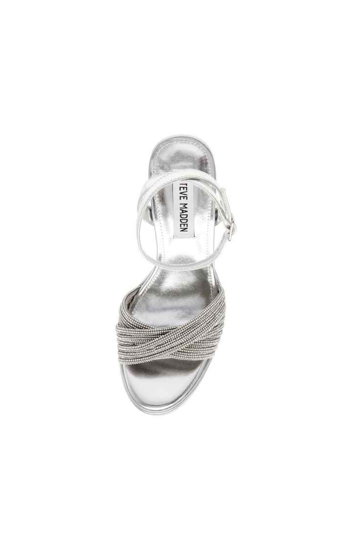 Kash Silver Heel Sandals