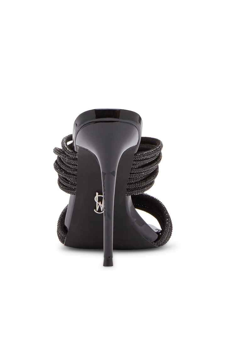 Novell Black Heel Sandals