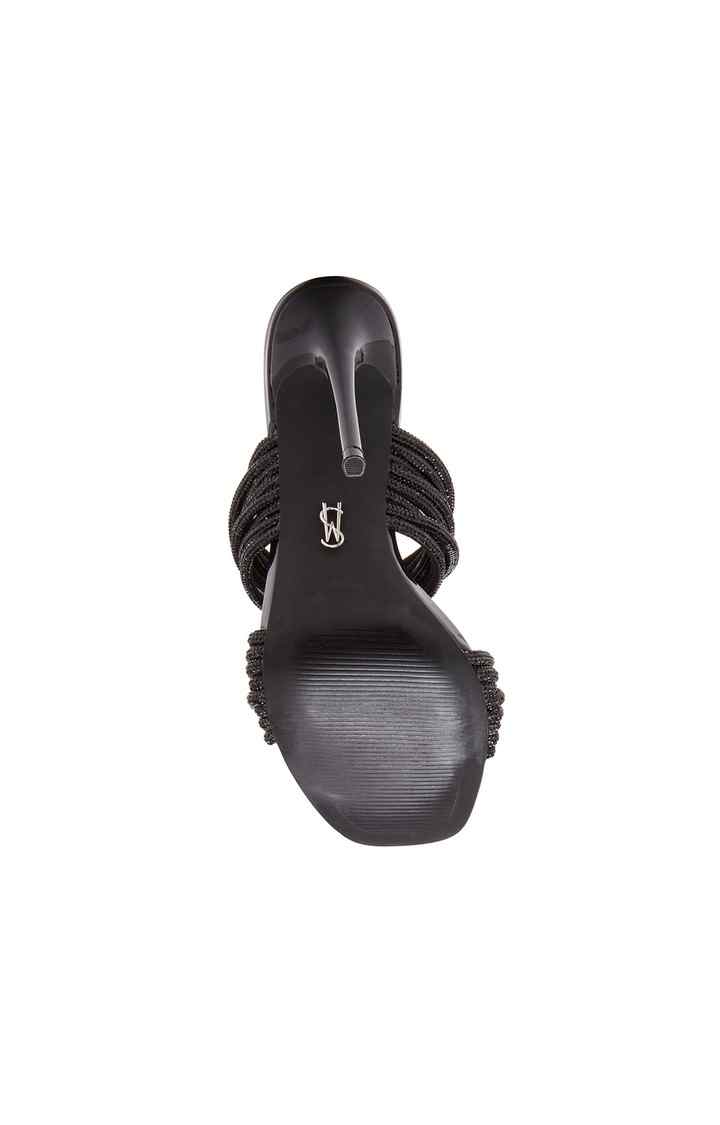 Novell Black Heel Sandals