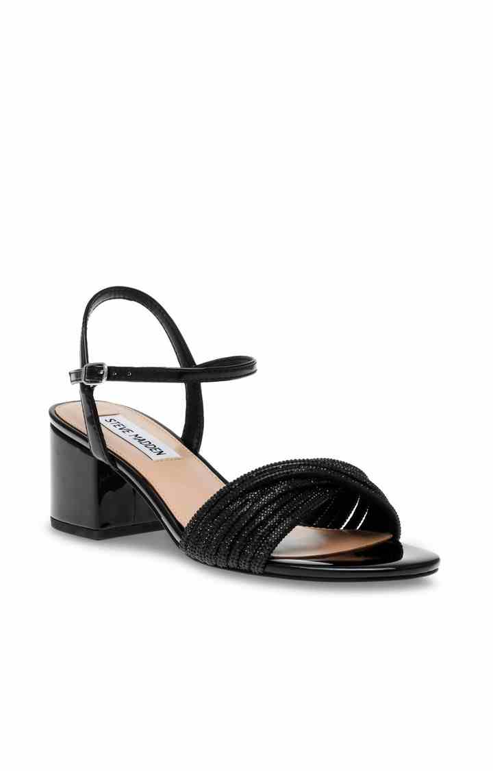 Ismeria Black Heel Sandals