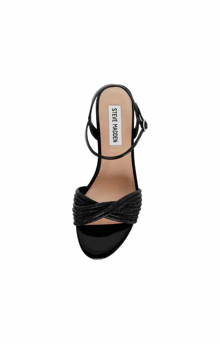 Ismeria Black Heel Sandals