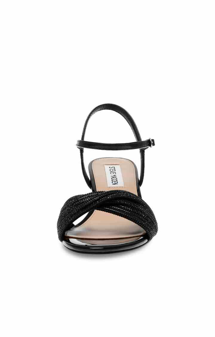 Ismeria Black Heel Sandals