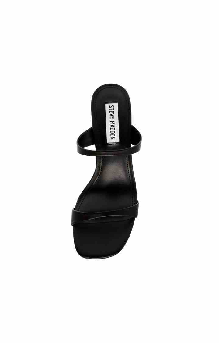Ziya Black Heel Sandals