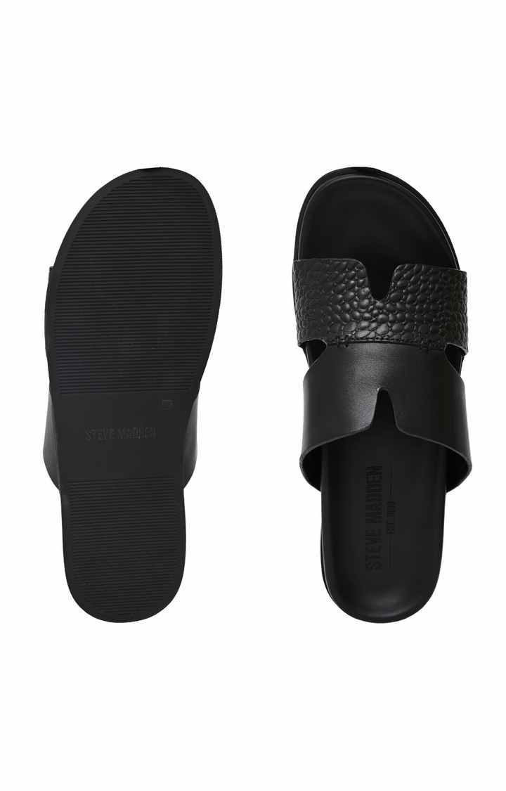 Teleport Black Sandals & Flip Flops