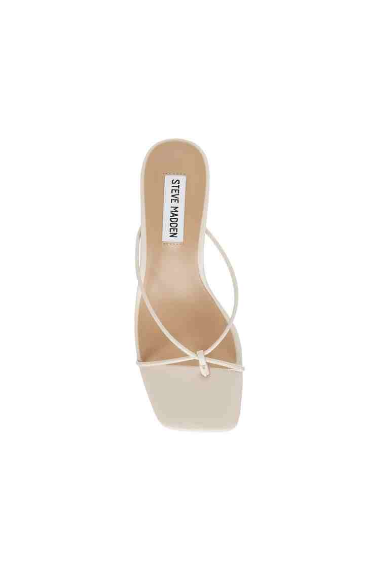 Brinnie White Heel Sandals