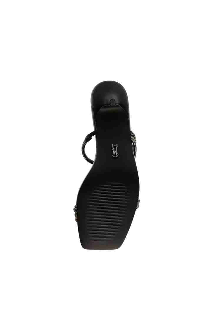 Katriana Black Heel Sandals