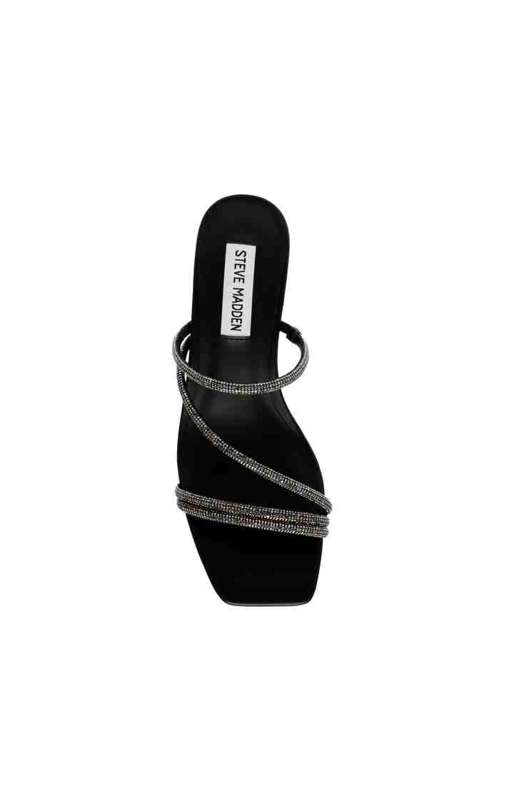 Katriana Black Heel Sandals