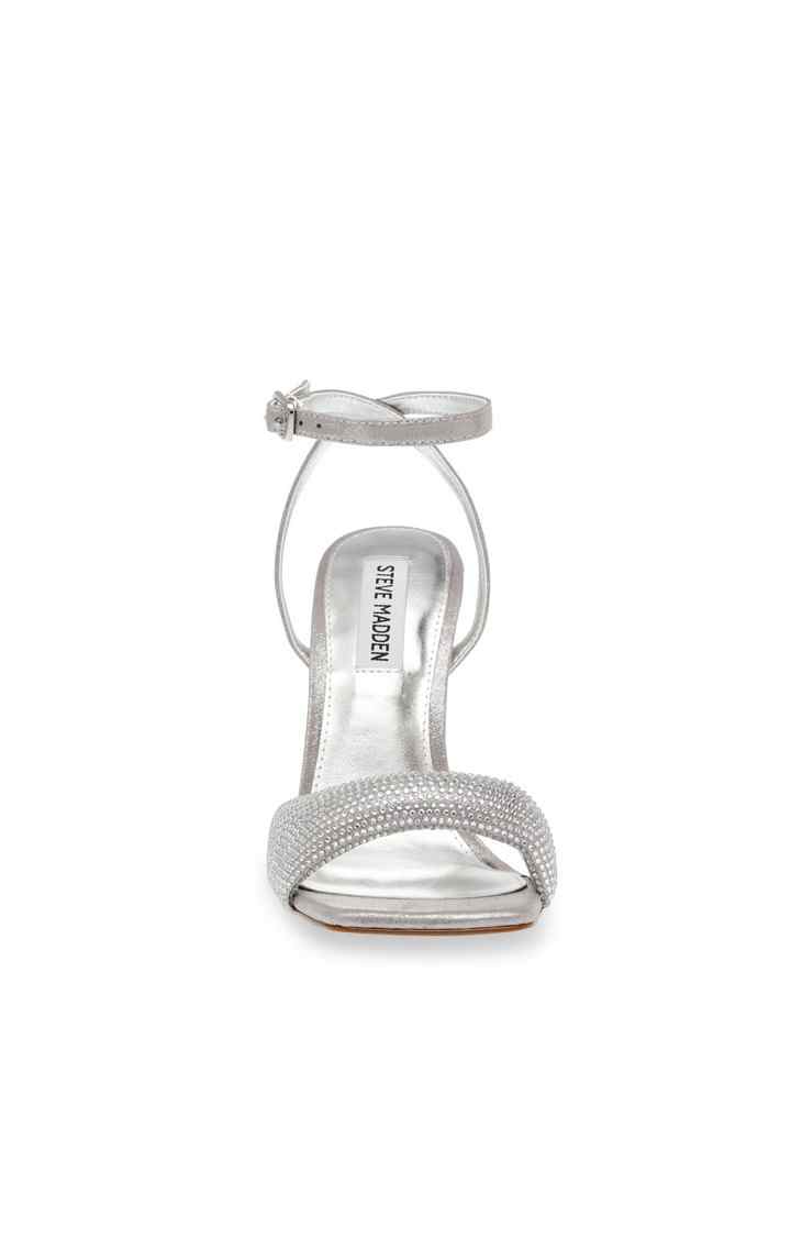 Universal-R Silver Heel Sandals