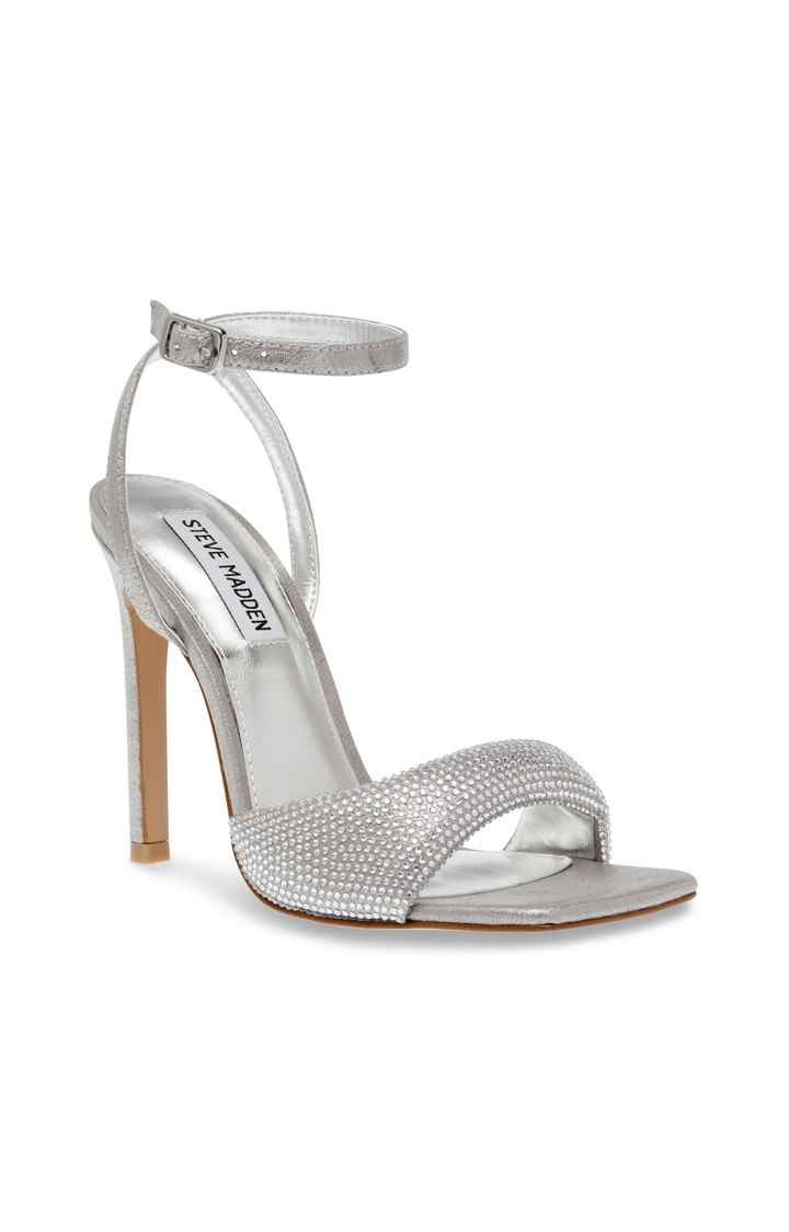 Universal-R Silver Heel Sandals