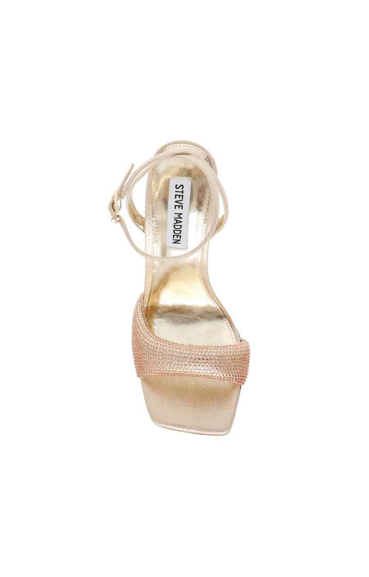Universal-R Rose Gold Heel Sandals