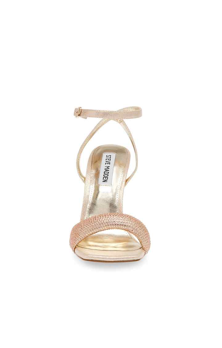 Universal-R Rose Gold Heel Sandals