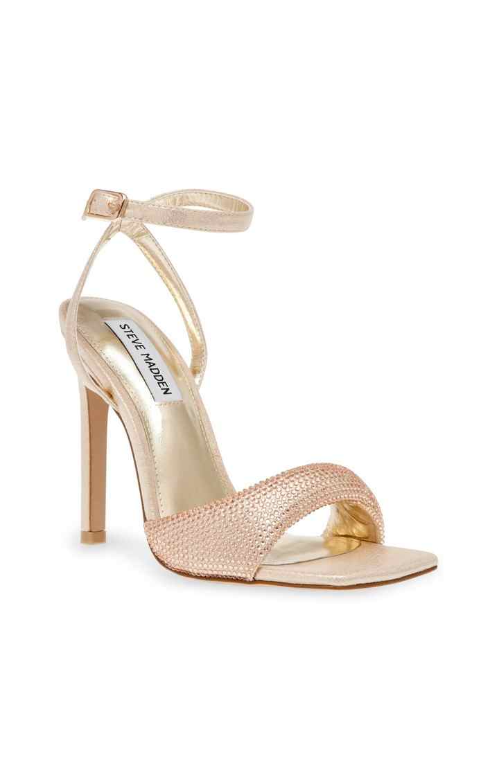 Universal-R Rose Gold Heel Sandals