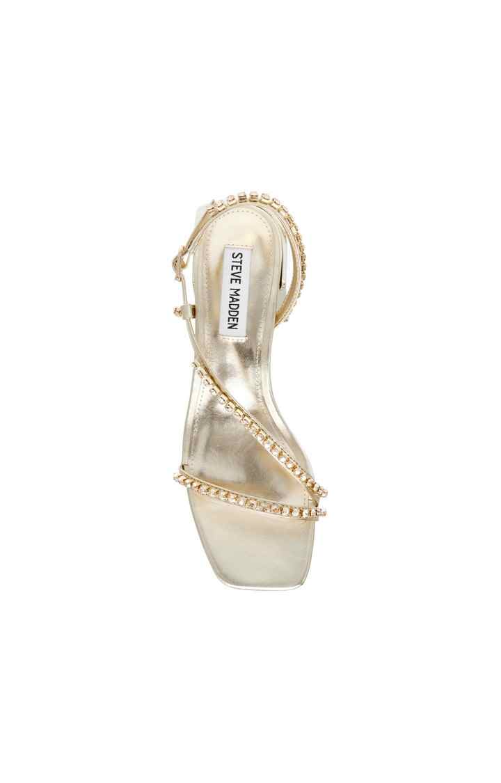 Bejewel Gold Heel Sandals