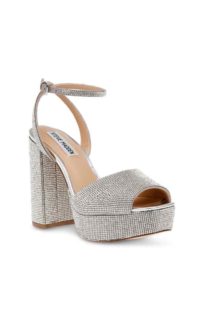 Lourdes-R Silver Heel Sandals