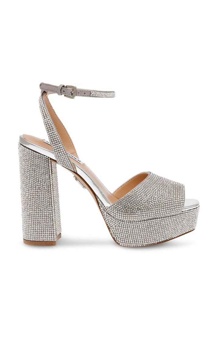 Lourdes-R Silver Heel Sandals