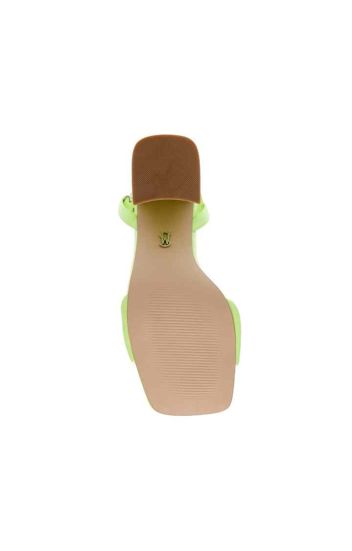 Bibi Yellow Heel Sandals