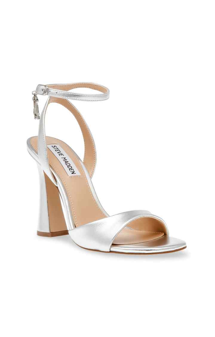 After Party Silver Heel Sandals