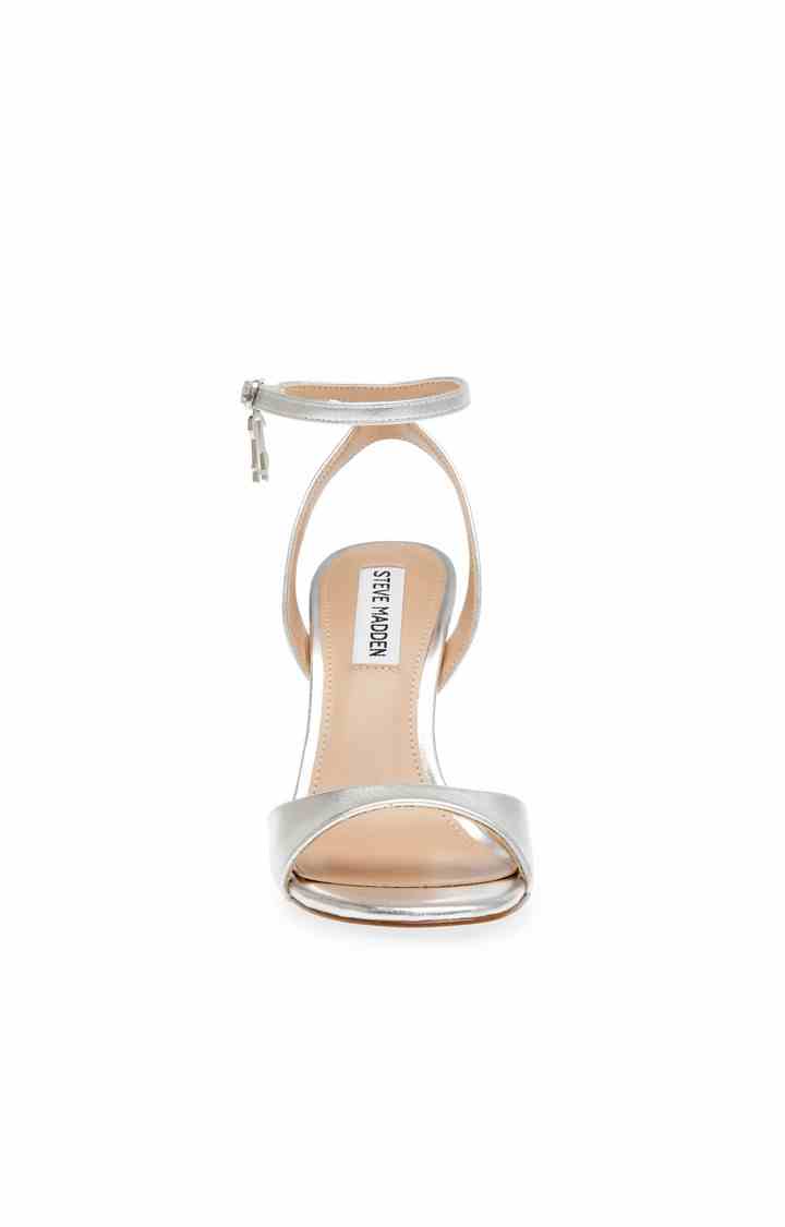 After Party Silver Heel Sandals