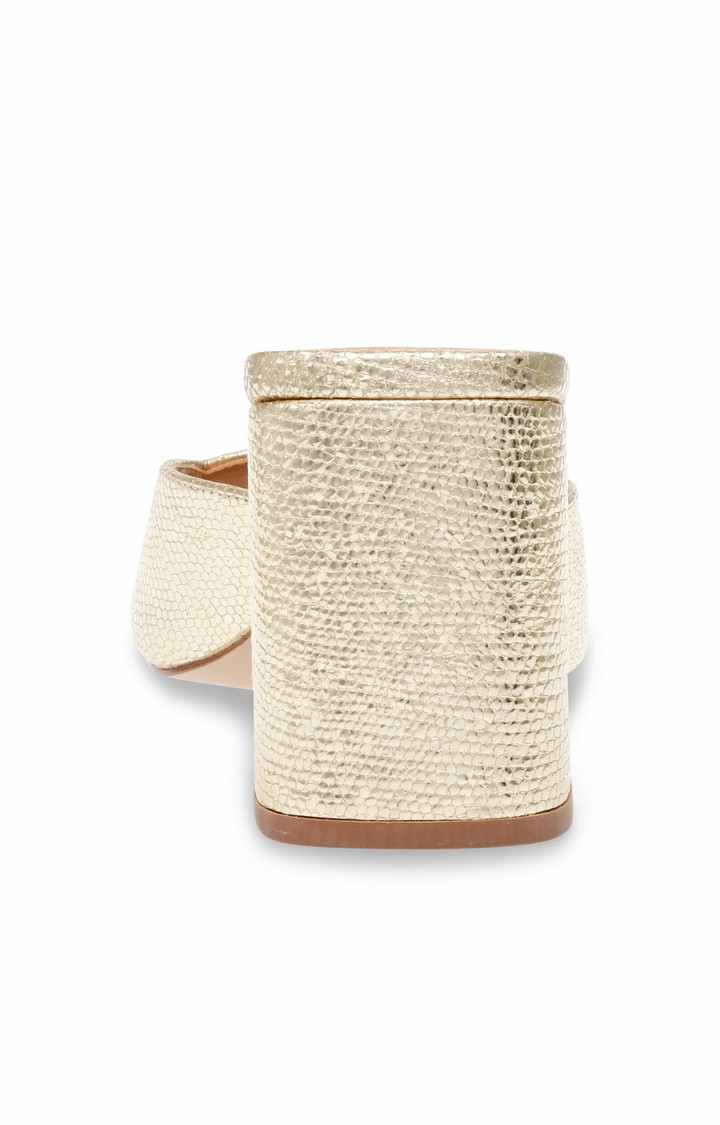 Laurene Gold Heel Sandals