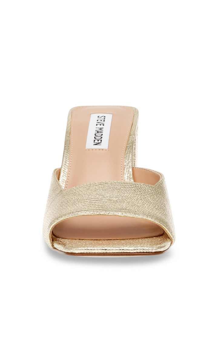 Laurene Gold Heel Sandals