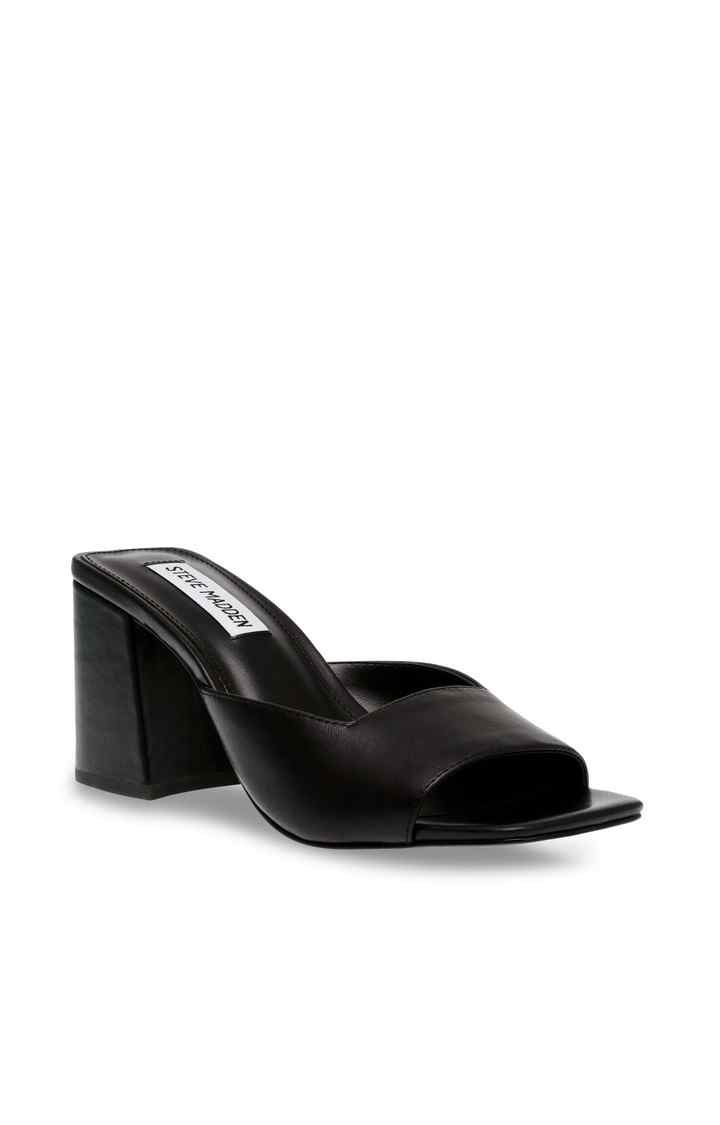 Laurene Black Heel Sandals