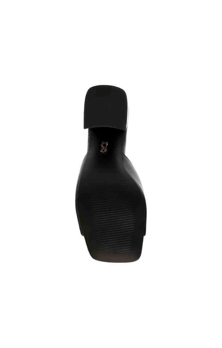 Laurene Black Heel Sandals