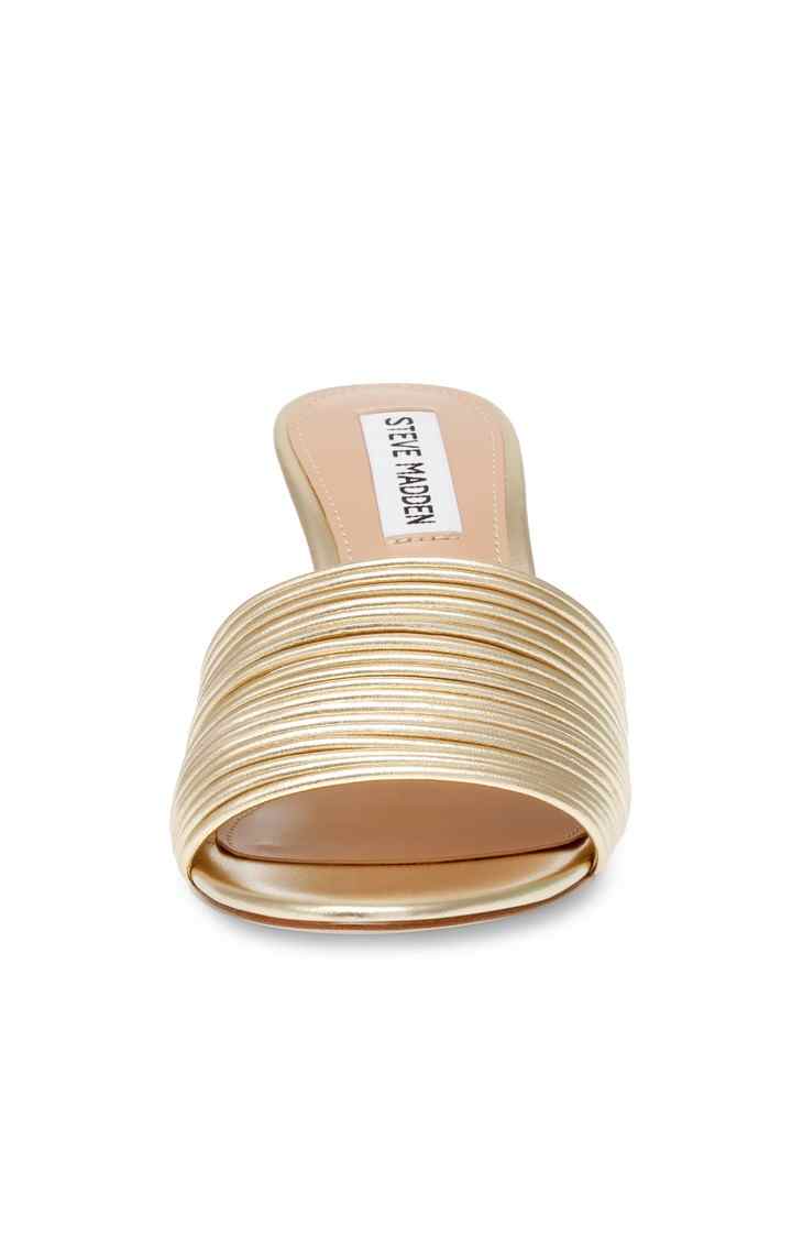 Luvvy Gold Heel Sandals