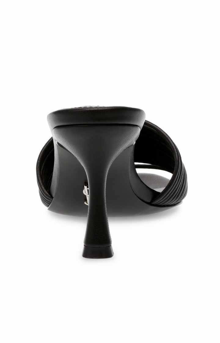 Luvvy Black Heel Sandals