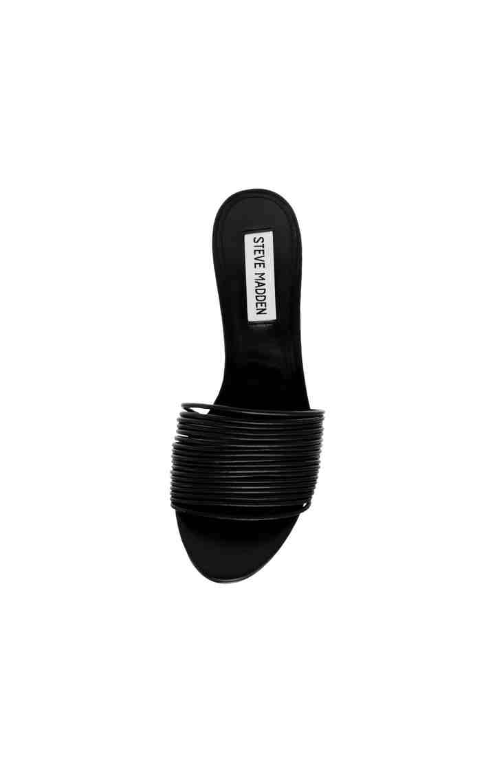 Luvvy Black Heel Sandals