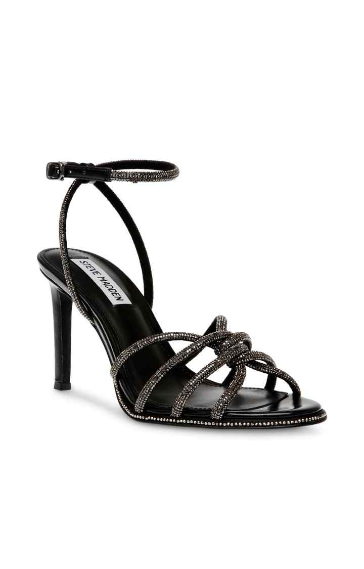 Kailyn-R Black Heel Sandals