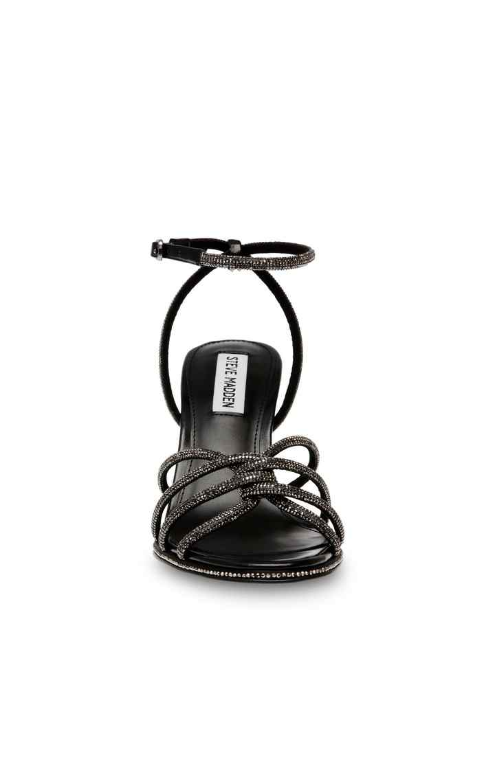 Kailyn-R Black Heel Sandals