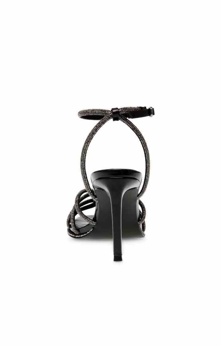 Kailyn-R Black Heel Sandals