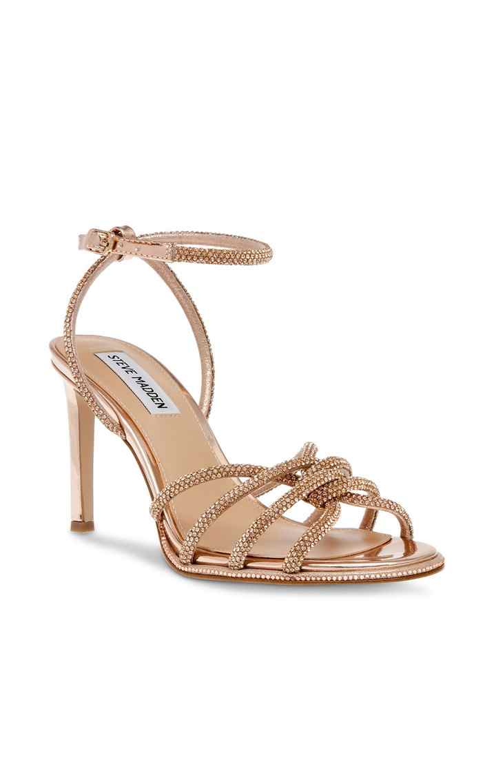 Kailyn R Rose Gold Heel Sandals