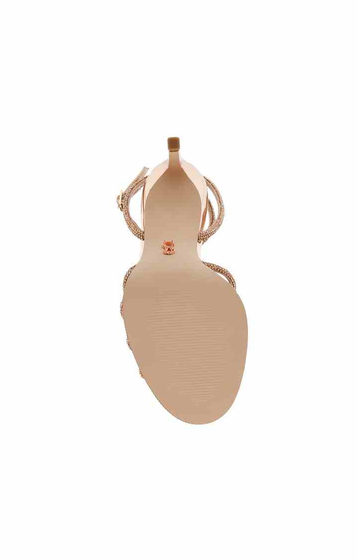 Kailyn-R Rose Gold Heel Sandals