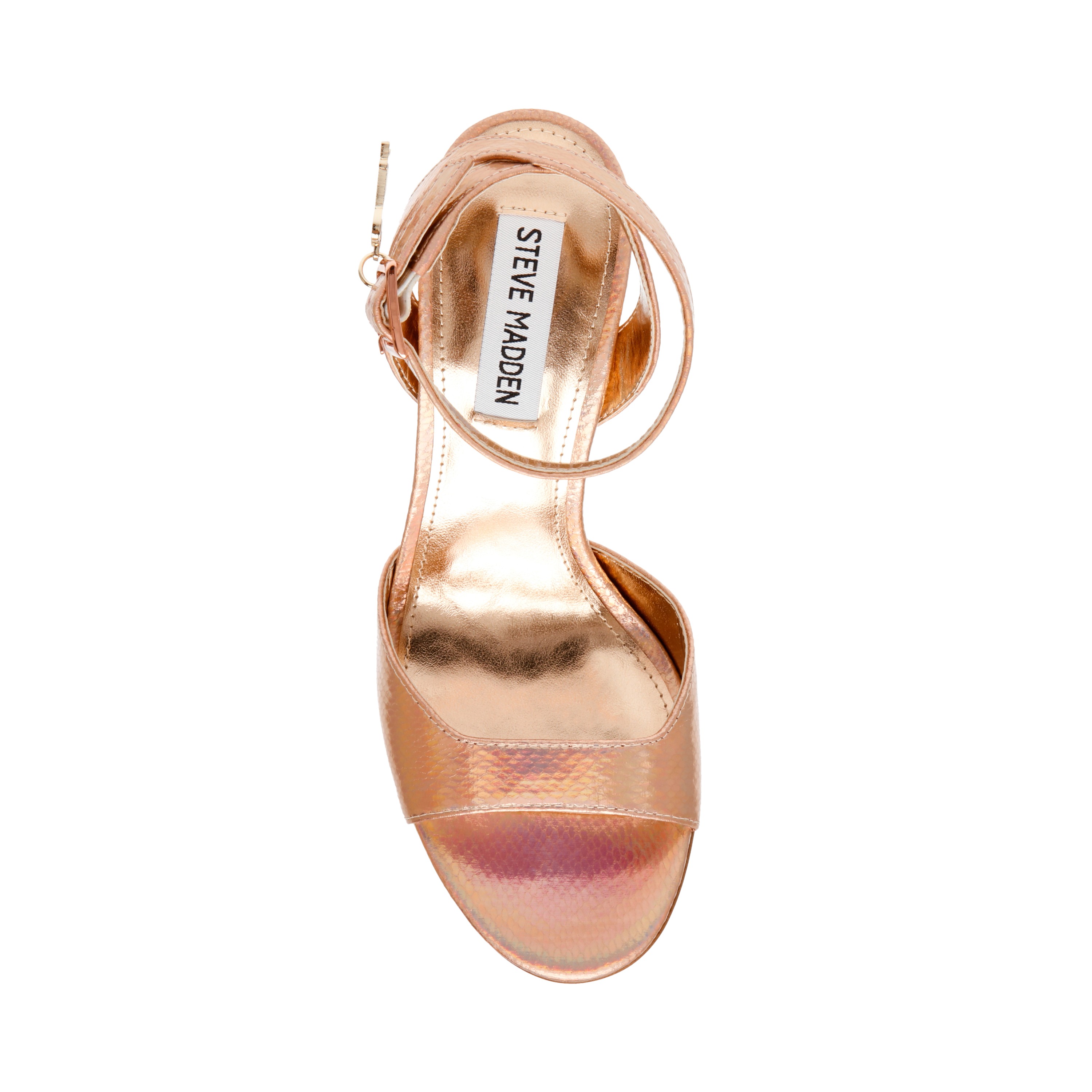 SHAKEDOWN Rose Gold Heels Sandals