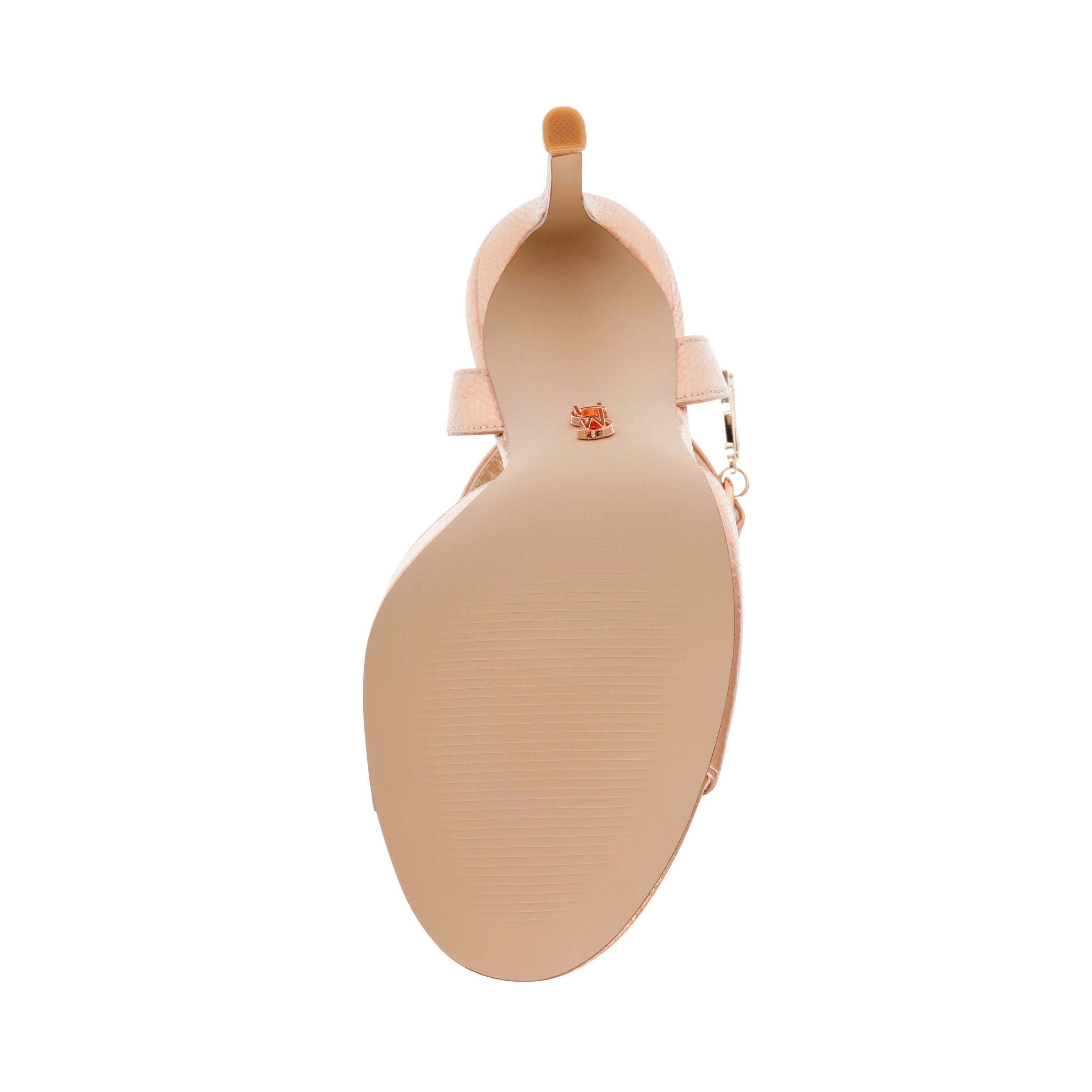SHAKEDOWN Rose Gold Heels Sandals